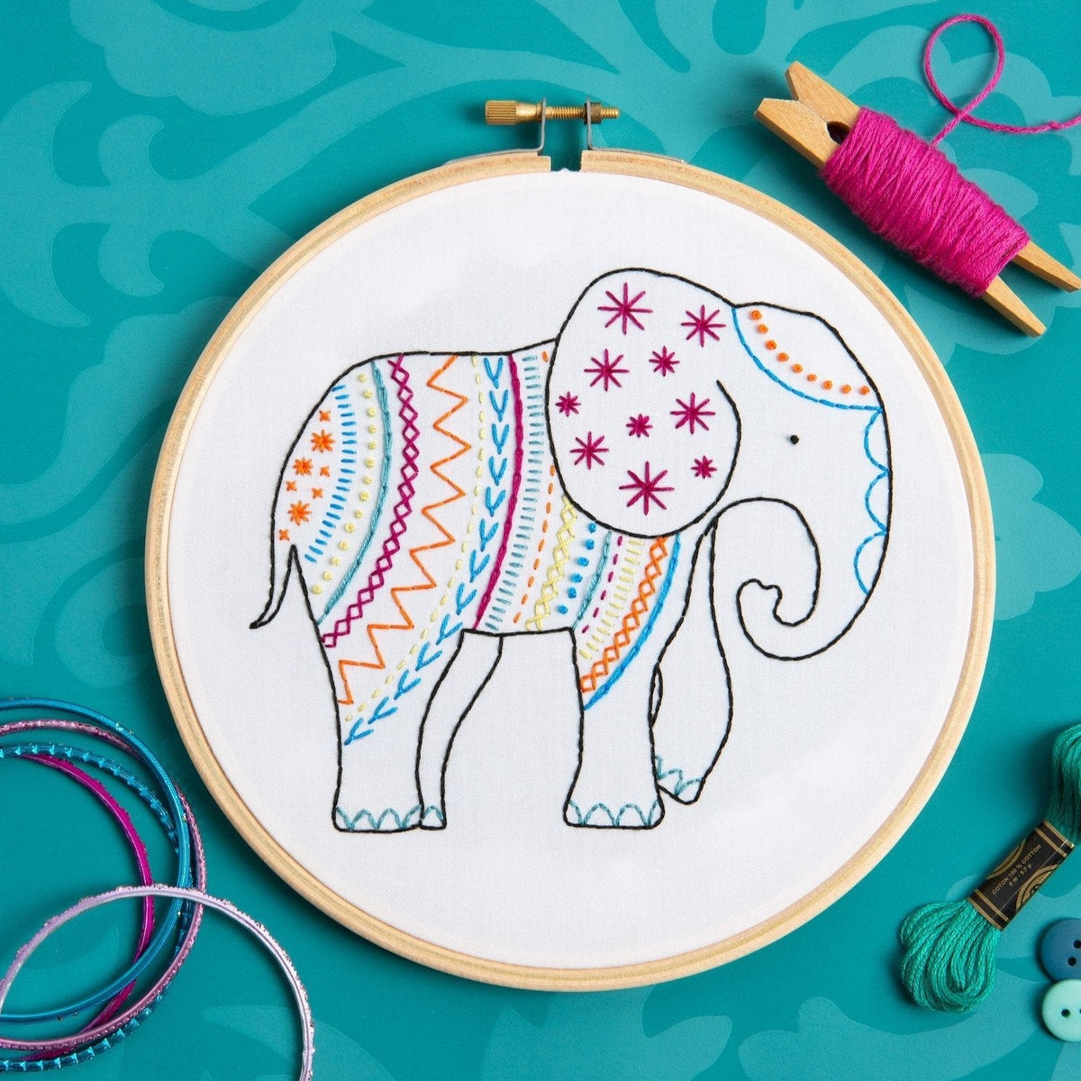 Lily Of The Valley Embroidery Kit — Embellished Elephant