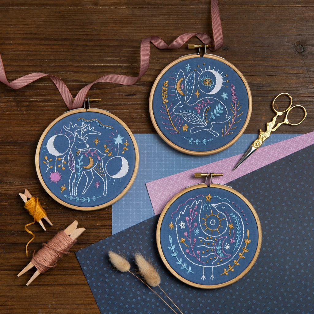 Black Cat Embroidery Kit – Hawthorn Handmade