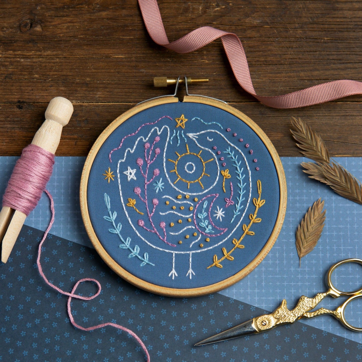 Rose Garden Embroidery Kit – Hawthorn Handmade