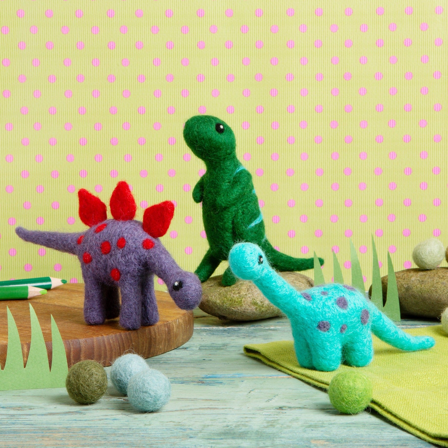 Triceratops Needle Felting Kit – Hawthorn Handmade