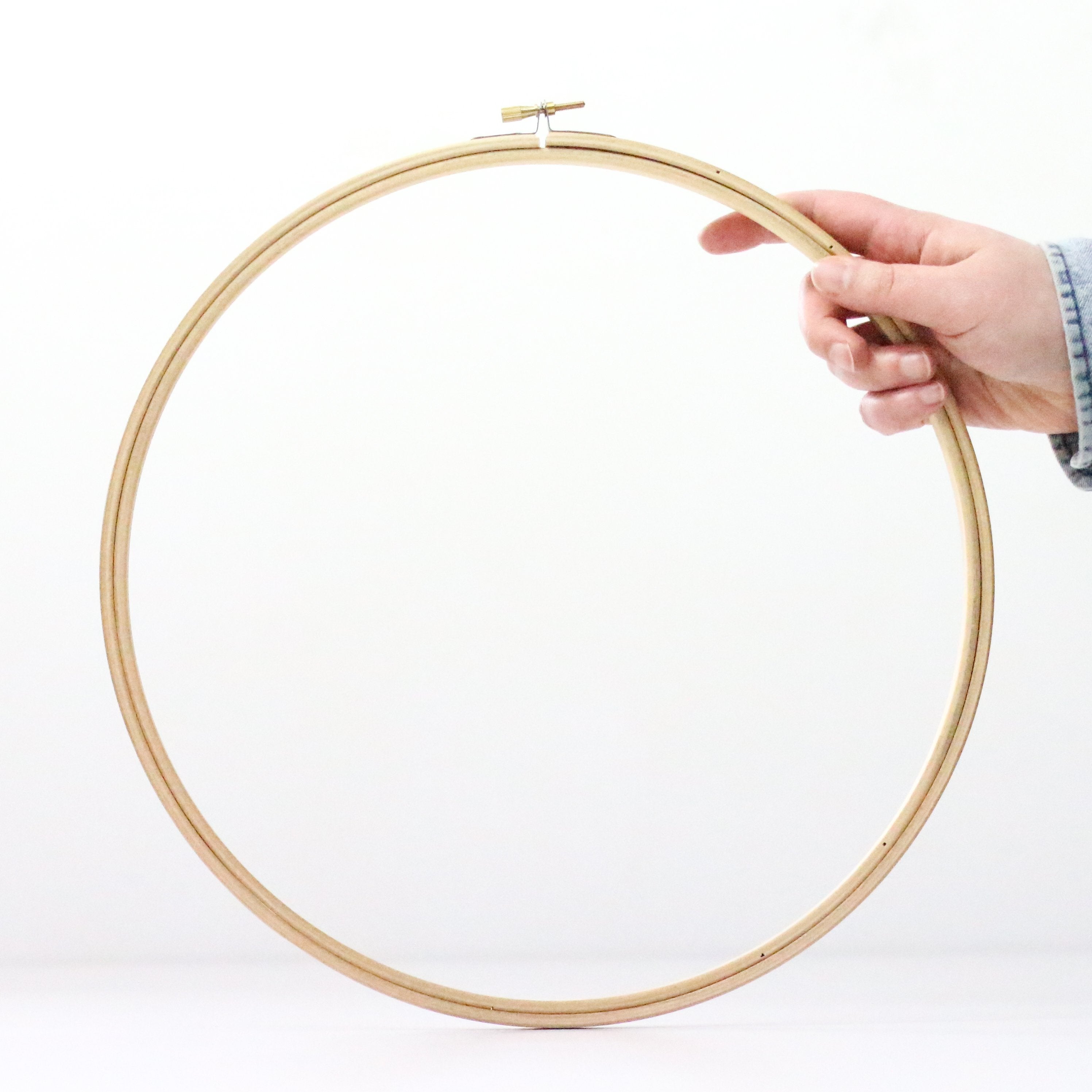 Embroiderymaterial 12 Inch Round Wooden Embroidery Hoop Price in India -  Buy Embroiderymaterial 12 Inch Round Wooden Embroidery Hoop online at