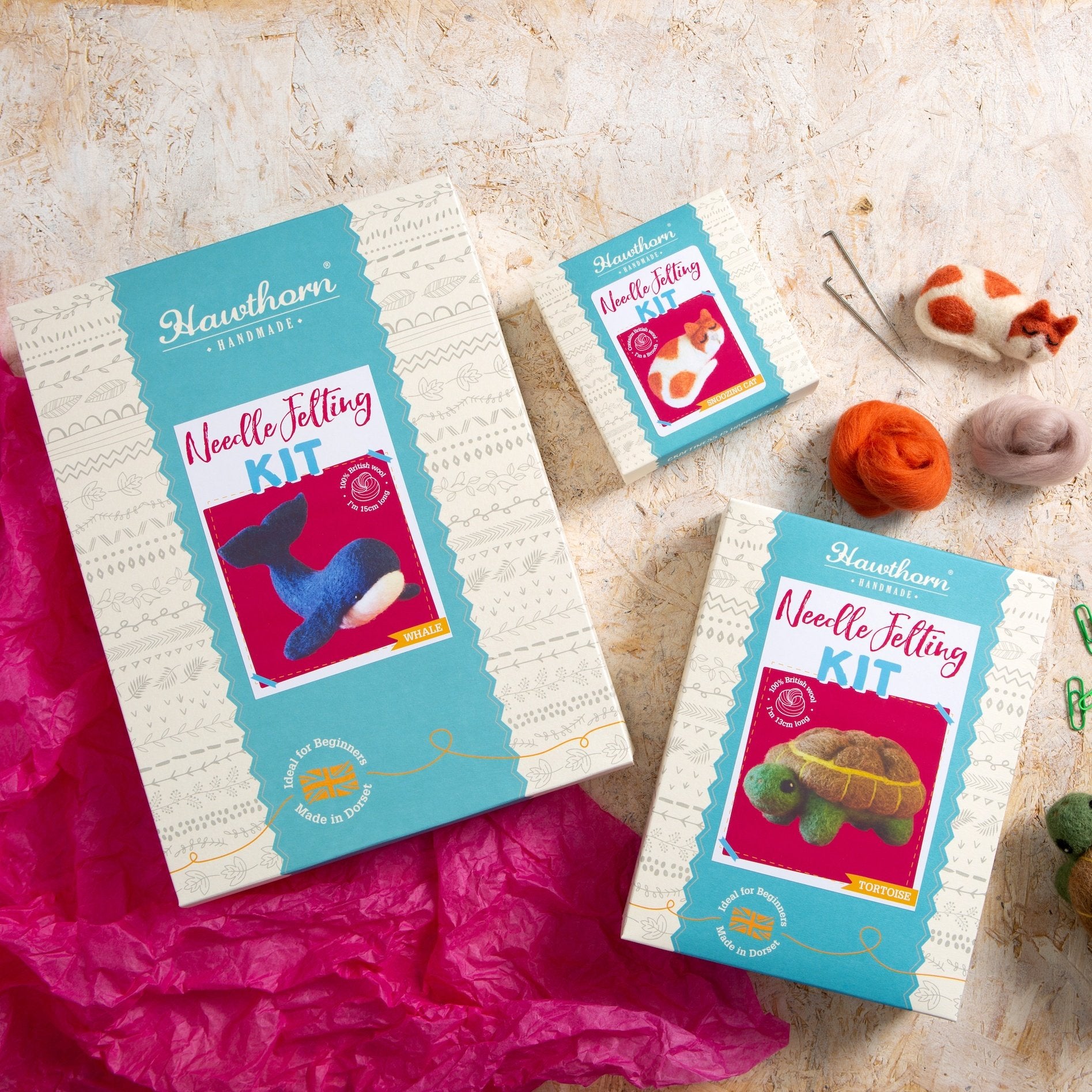 Great Tits Needle Felting Kit – Hawthorn Handmade