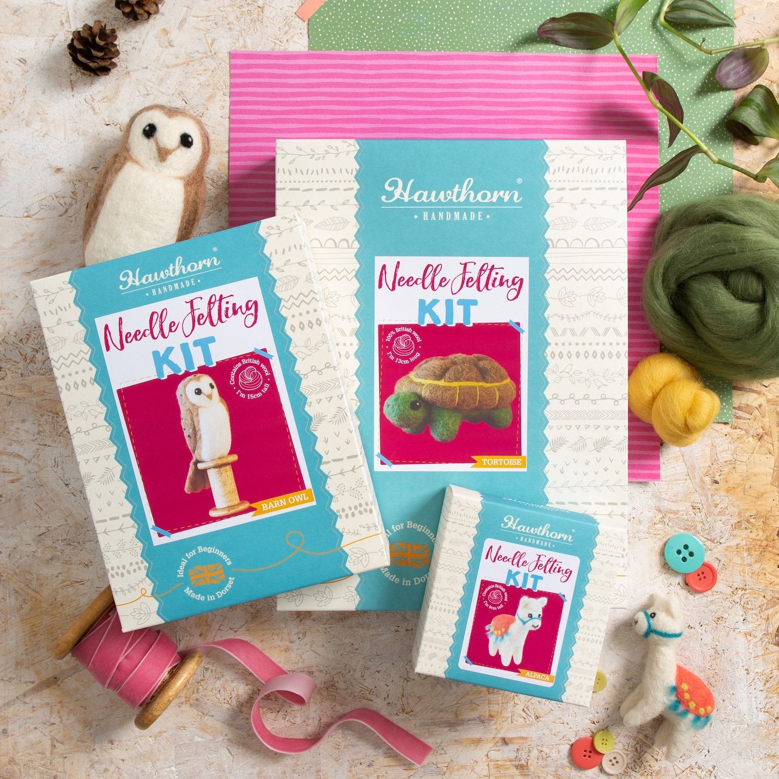 Needle Felting Kits & Supplies – Hawthorn Handmade