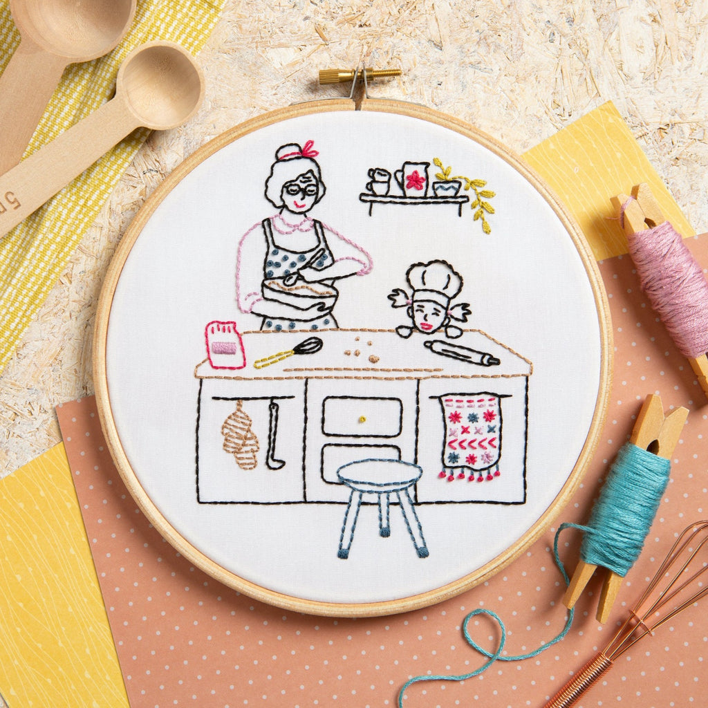 Cat Embroidery Kit – Hawthorn Handmade
