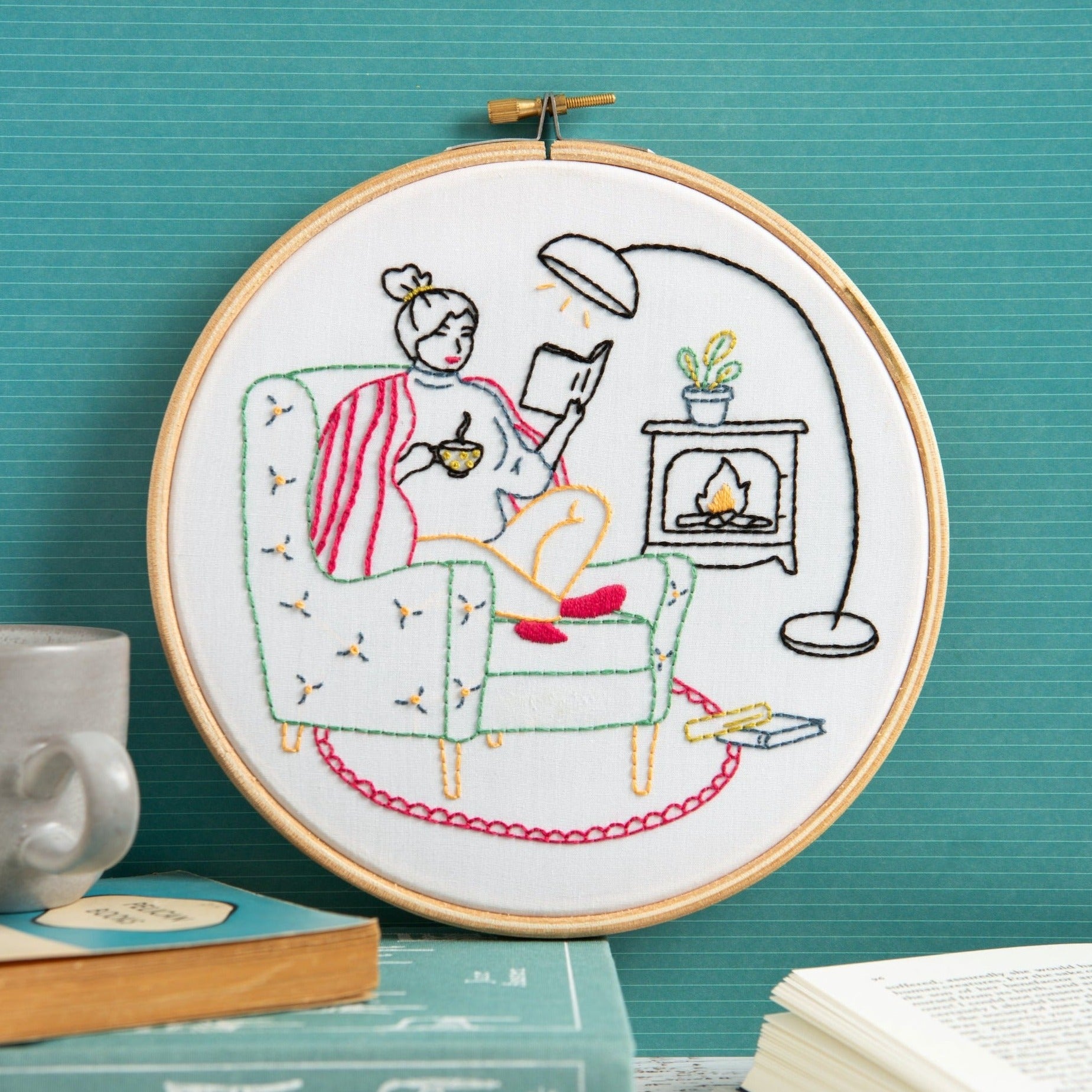 Town Houses Mini Embroidery Kit - Hawthorn Handmade - Embroidery Kit