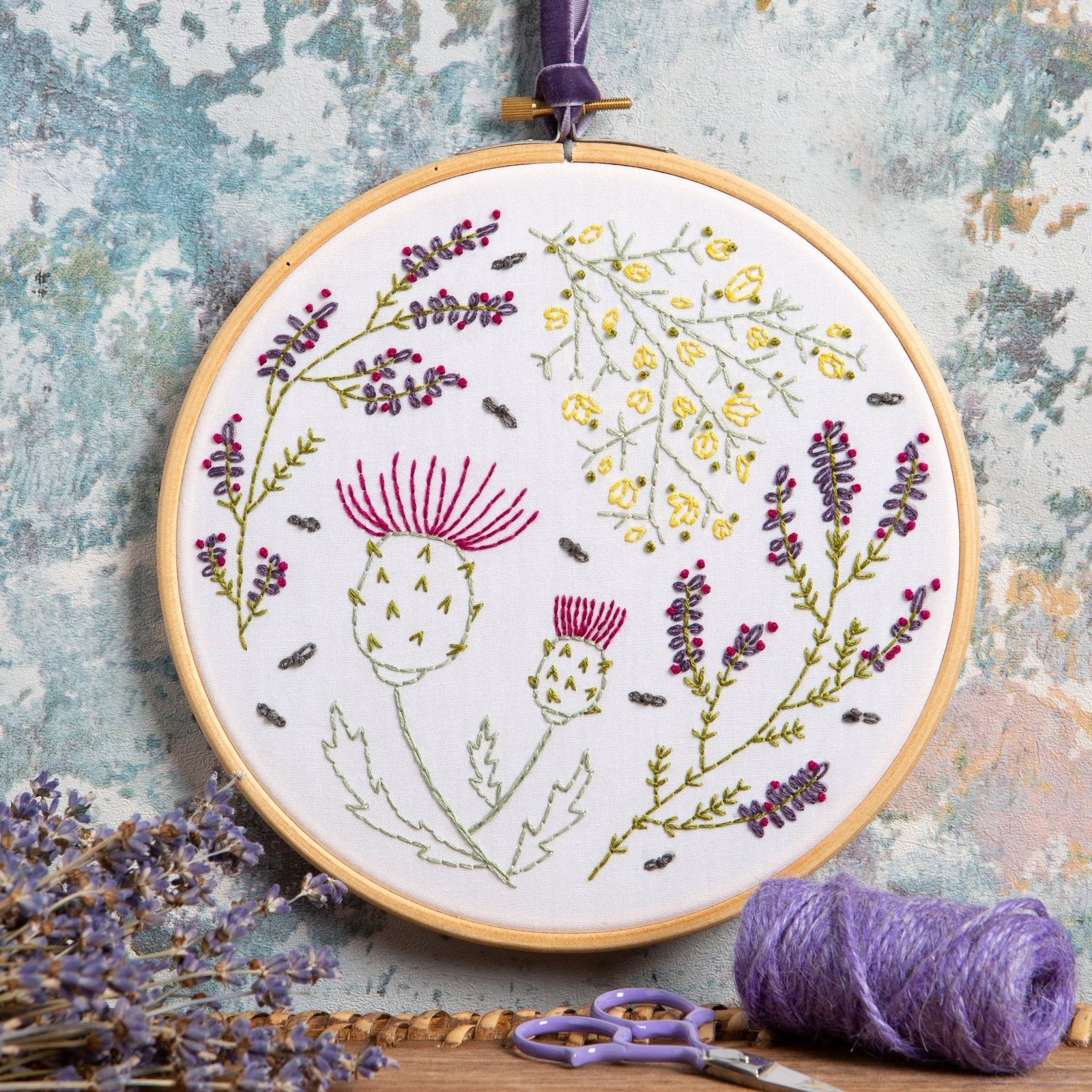 Highland Heathers Embroidery Kit – Hawthorn Handmade