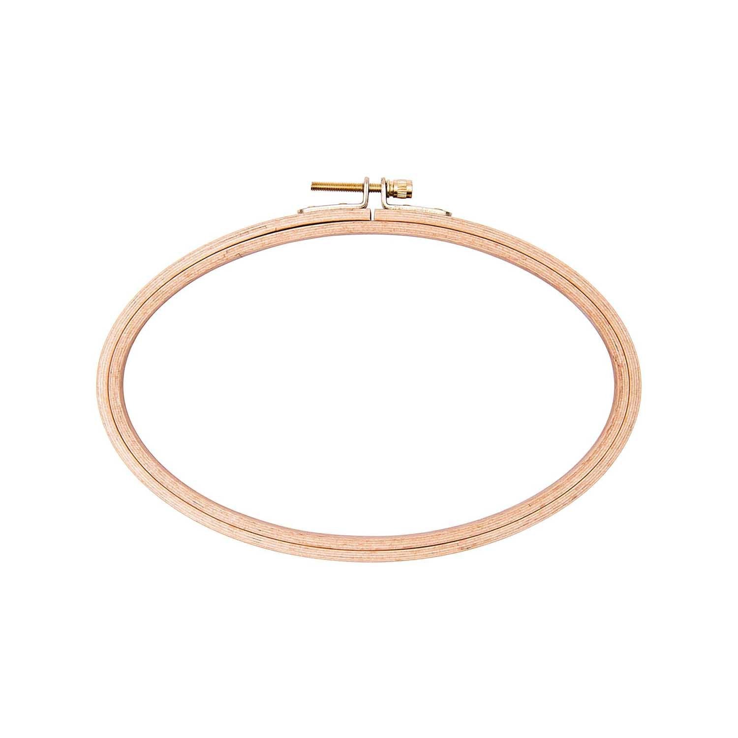 Oval wooden embroidery on sale hoops