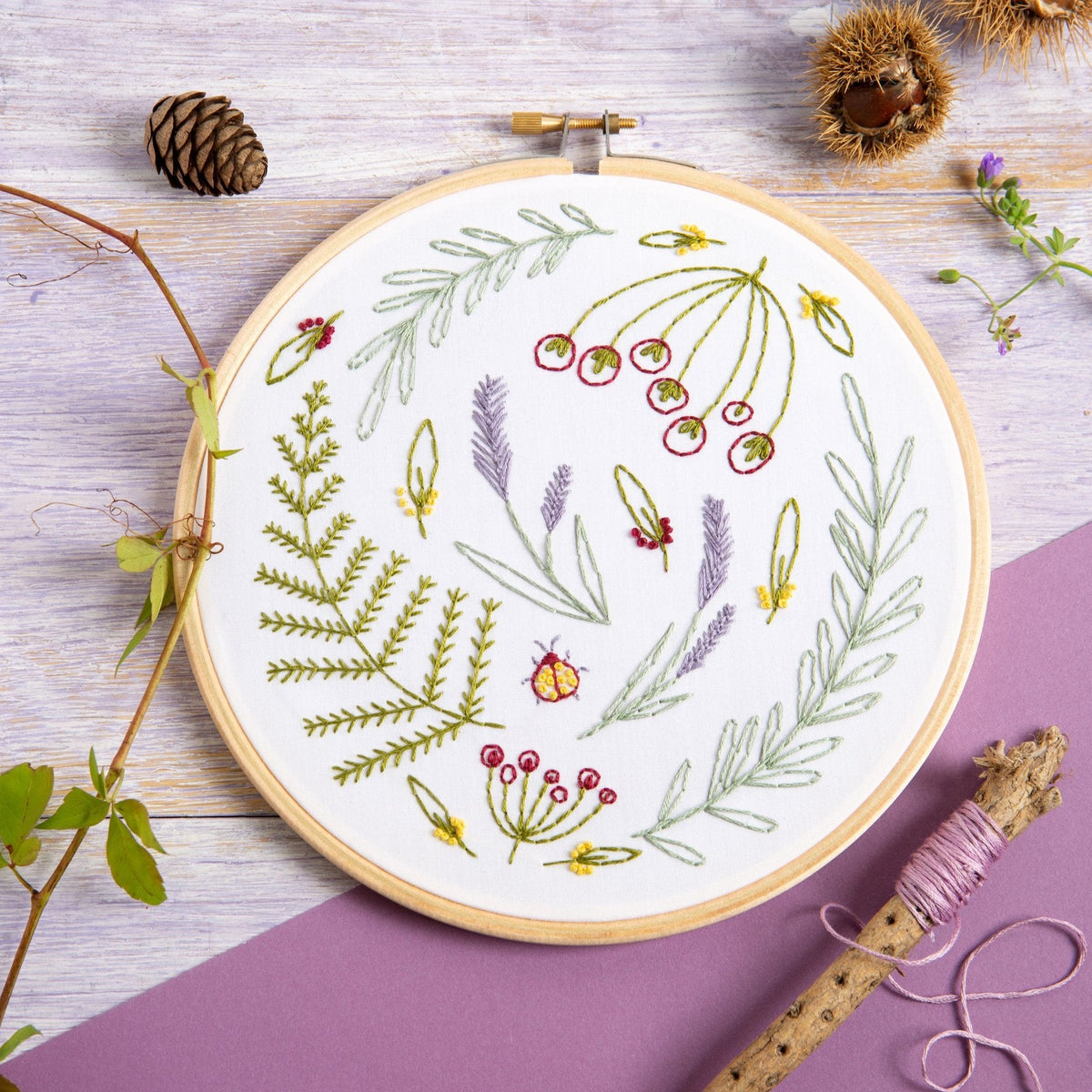 Wildwood Embroidery Kit – Hawthorn Handmade